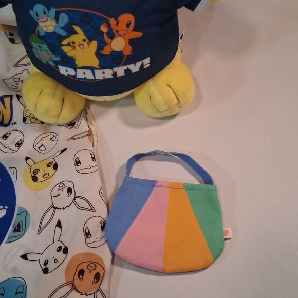 Talking Pokemon Pikachu Plush Build-A-Bear Nintendo VIDEO Backpack Accessories - Picture 3 of 12